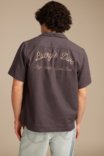 VICE CAMP COLLAR SHORT SLEEVE SHIRT, image 3