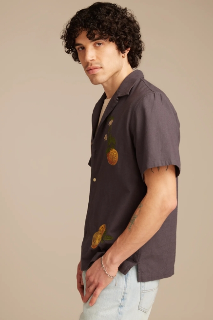 VICE CAMP COLLAR SHORT SLEEVE SHIRT, image 4