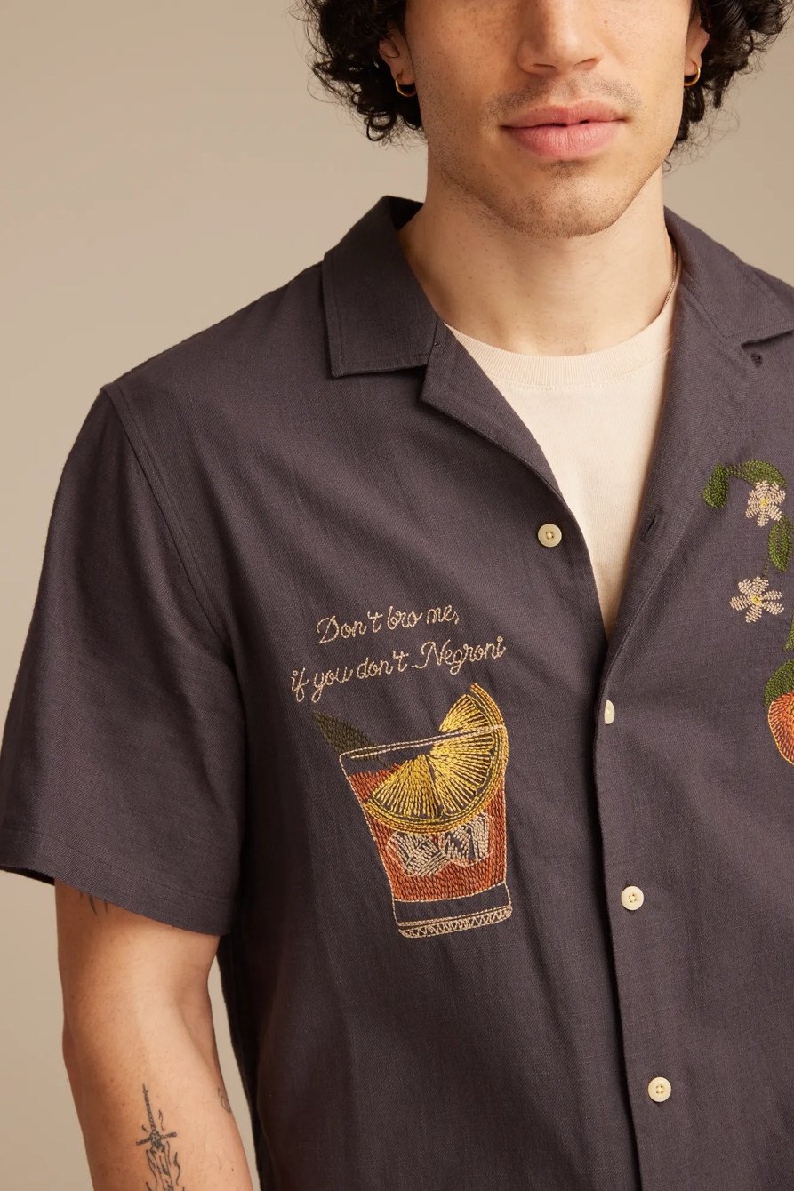 VICE CAMP COLLAR SHORT SLEEVE SHIRT, image 5