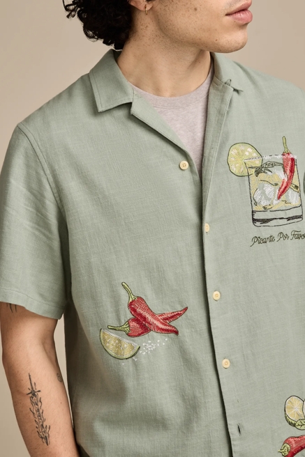 VICE CAMP COLLAR SHORT SLEEVE SHIRT, image 4