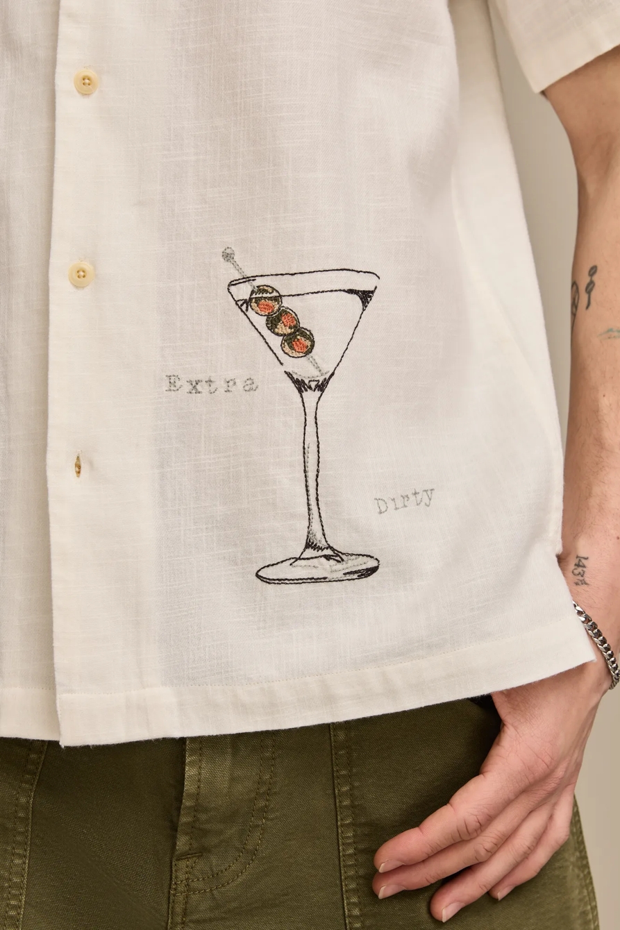 VICE CAMP COLLAR SHORT SLEEVE SHIRT, image 2