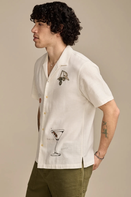 VICE CAMP COLLAR SHORT SLEEVE SHIRT, image 4