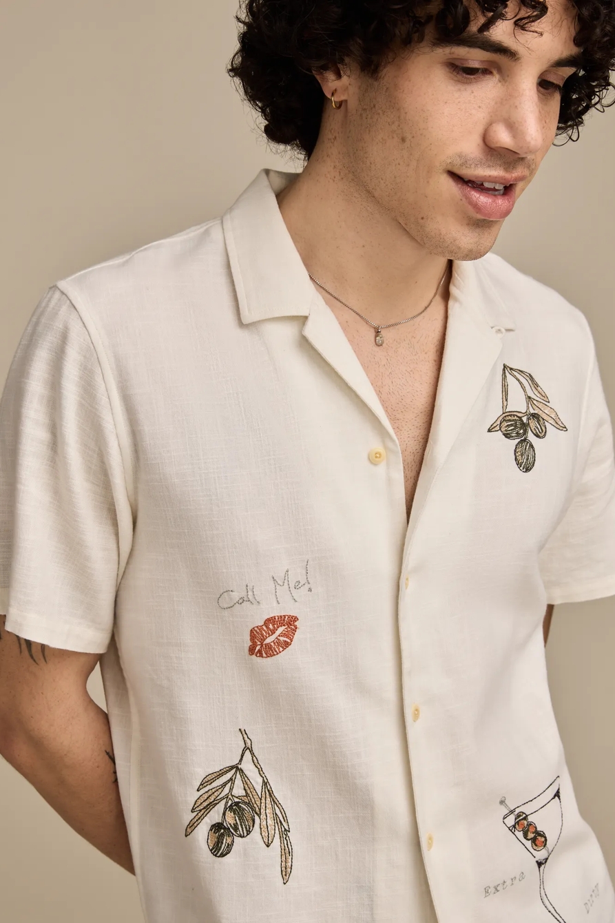 VICE CAMP COLLAR SHORT SLEEVE SHIRT, image 5