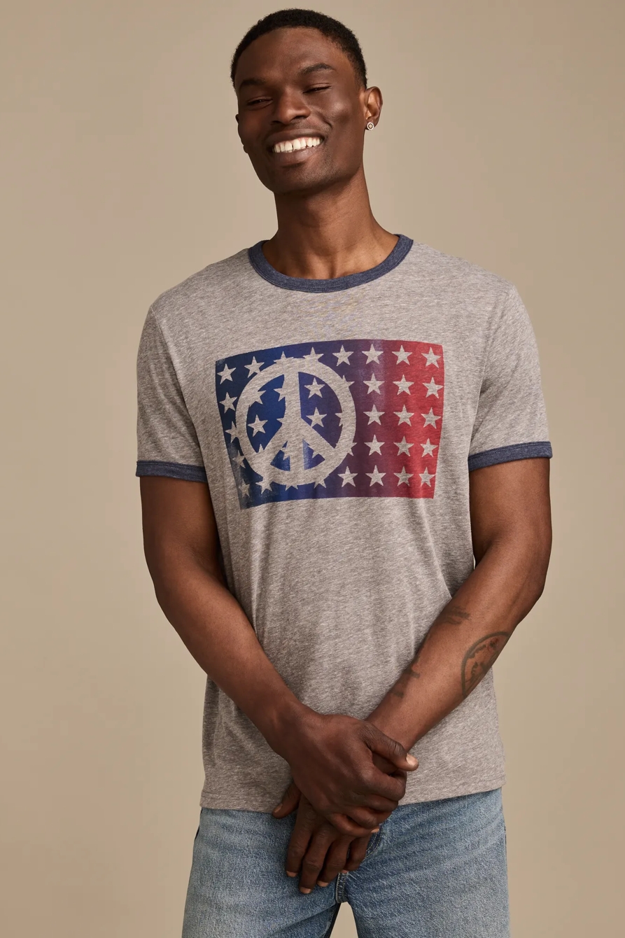 PEACE FLAG TEE, image 2
