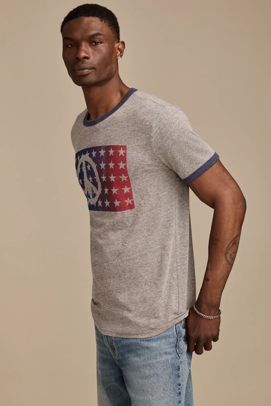 PEACE FLAG TEE, image 4