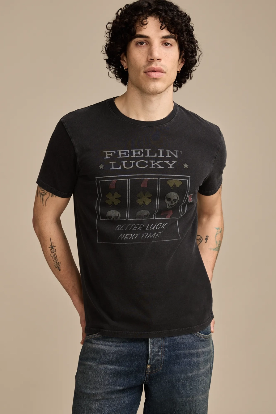 FEELIN LUCKY SLOT MACHINE TEE