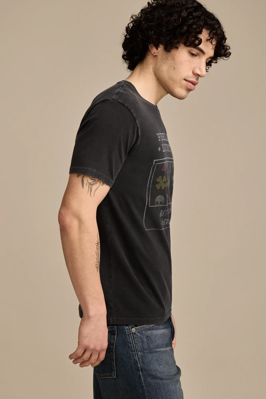 FEELIN LUCKY SLOT MACHINE TEE