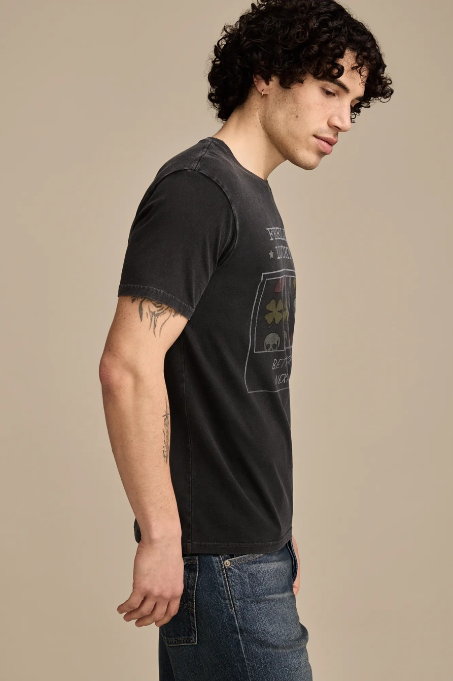 FEELIN LUCKY SLOT MACHINE TEE, image 4