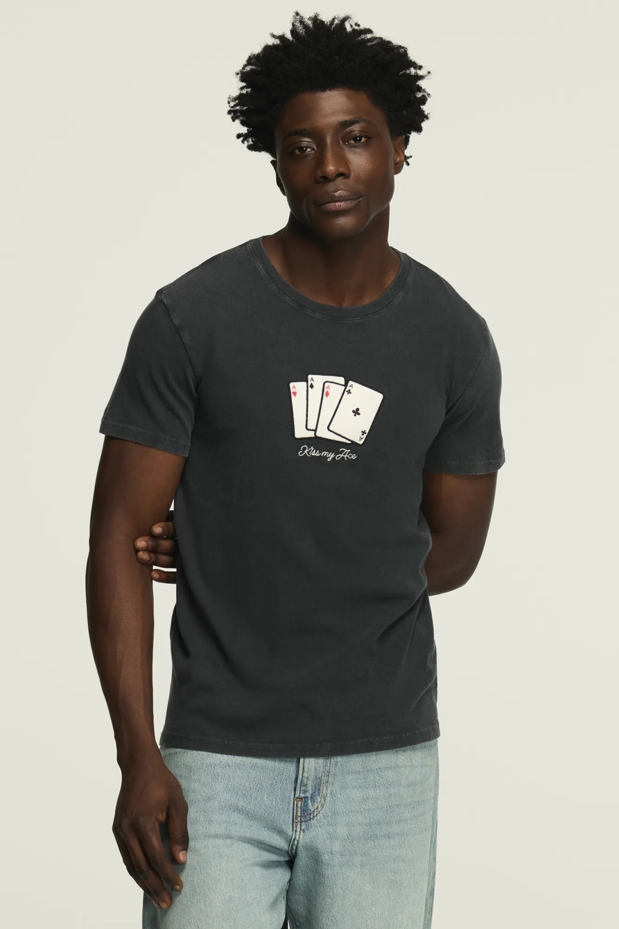 KISS MY ACE CARDS TEE, image 2