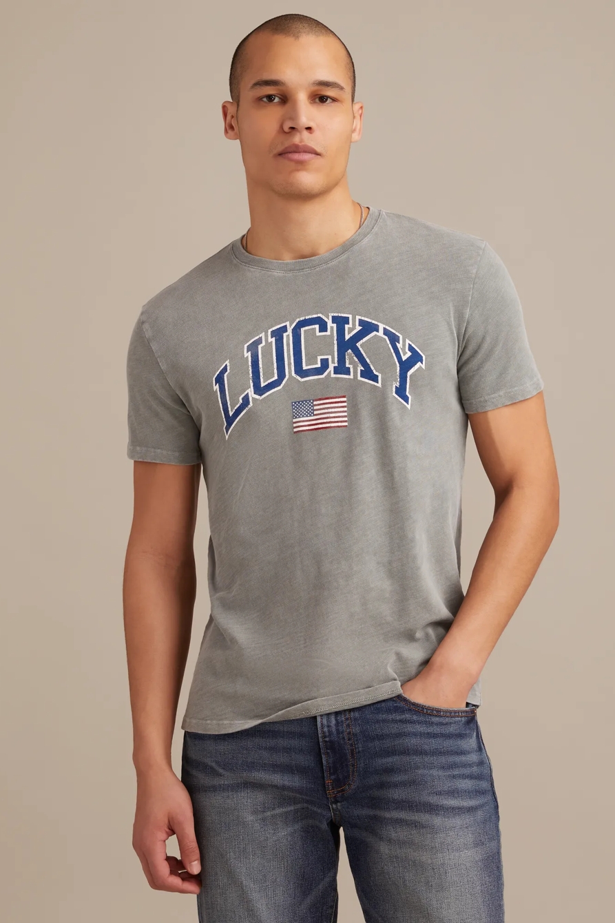 LUCKY FLAG TEE, image 1