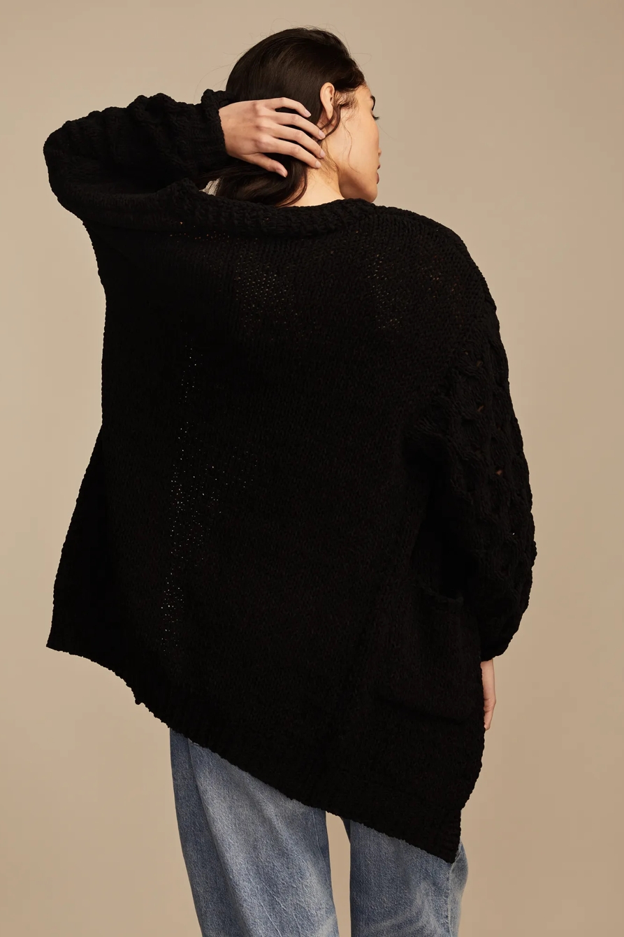 TEXTURED SLEEVE CARDIGAN, image 4