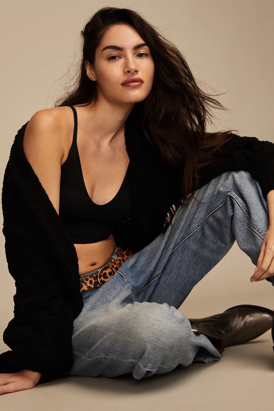 TEXTURED SLEEVE CARDIGAN, image 5