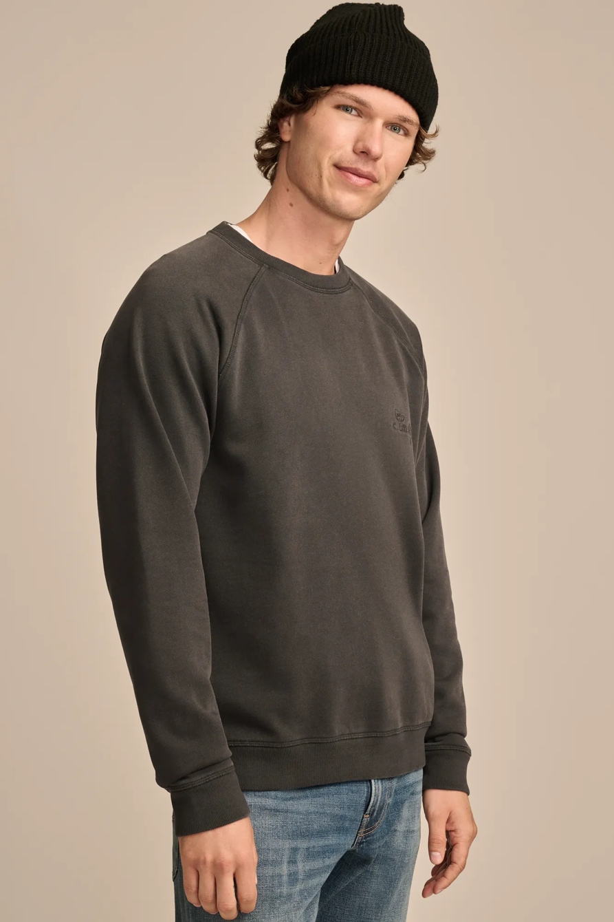 FLEECE LOGO RAGLAN CREW SWEATSHIRT, image 3