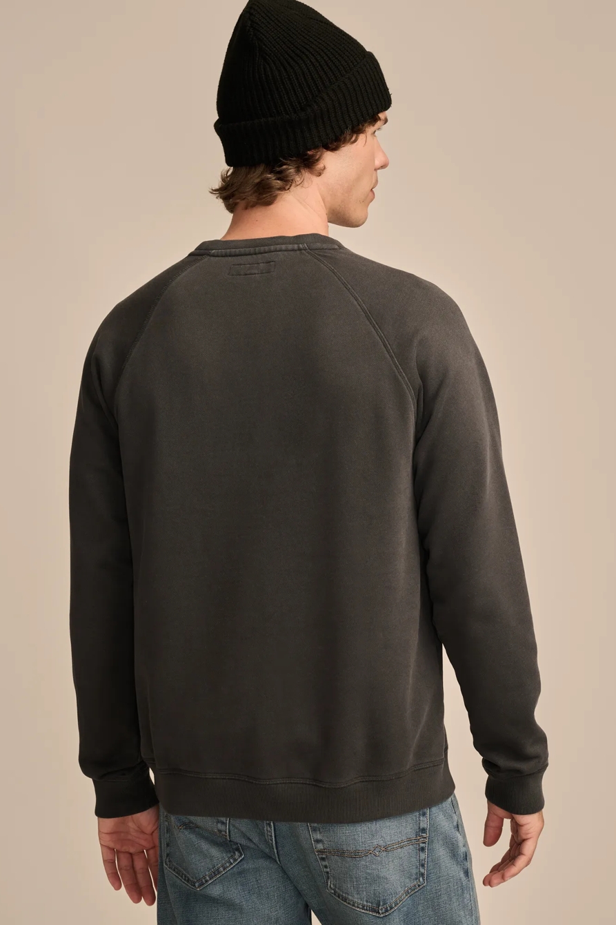 FLEECE LOGO RAGLAN CREW SWEATSHIRT, image 4