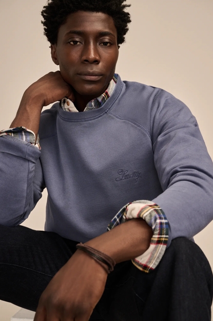 FLEECE LOGO RAGLAN CREW SWEATSHIRT, image 2