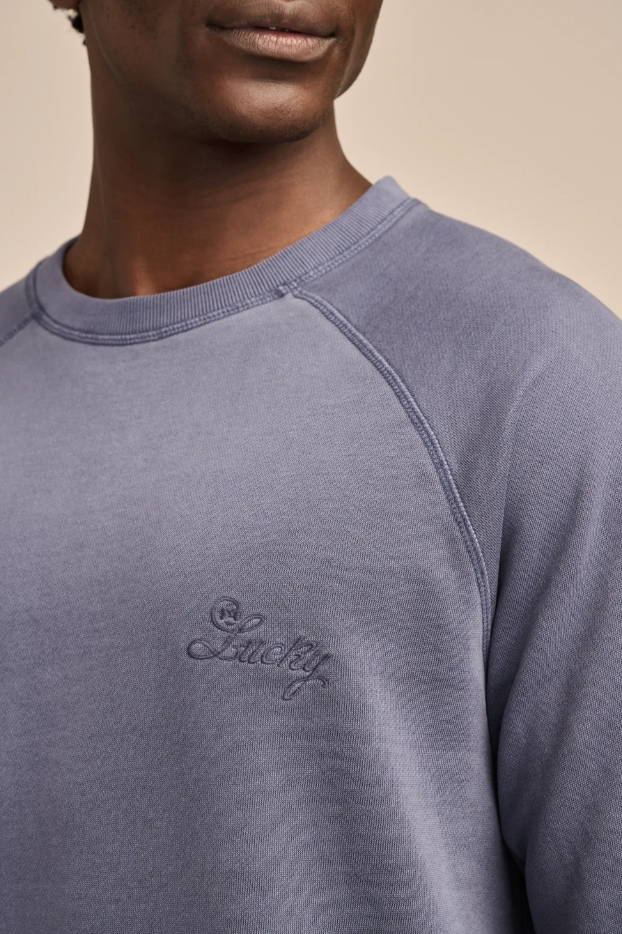 FLEECE LOGO RAGLAN CREW SWEATSHIRT, image 5