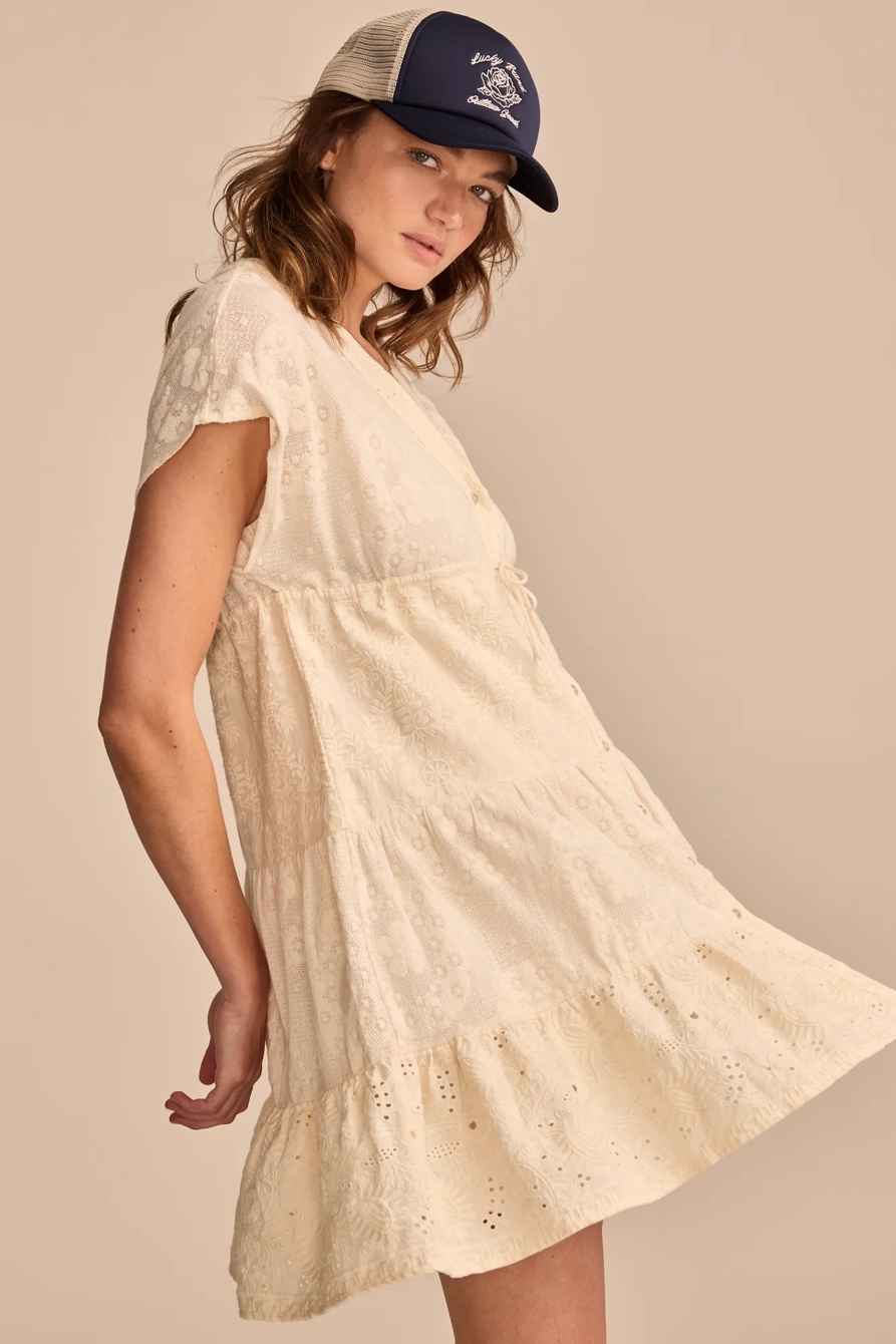 SHORT SLEEVE SURPLICE MINI DRESS, image 3