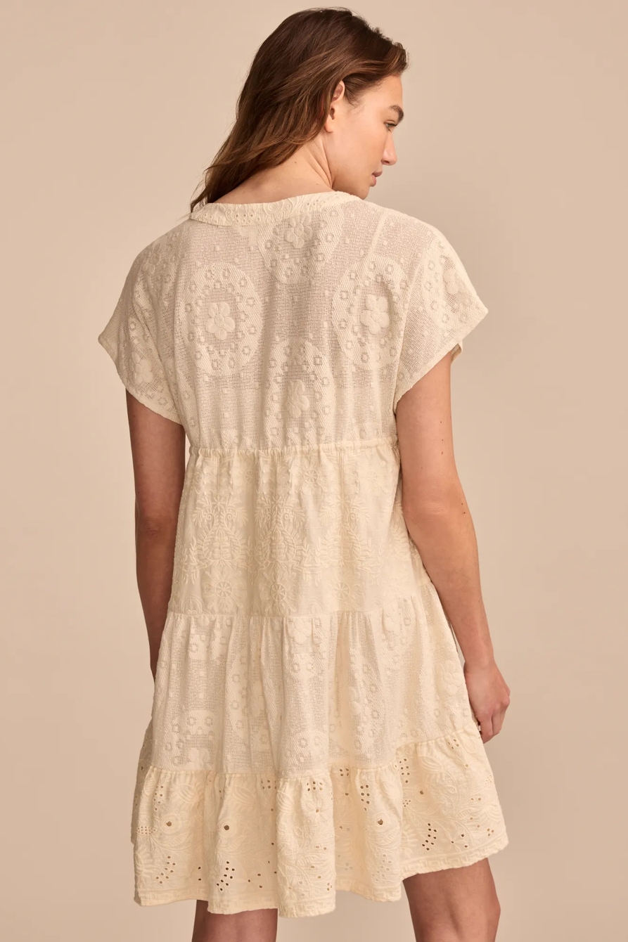 SHORT SLEEVE SURPLICE MINI DRESS, image 4