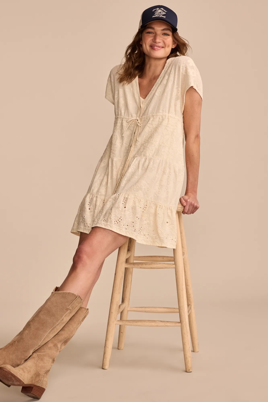 SHORT SLEEVE SURPLICE MINI DRESS, image 5