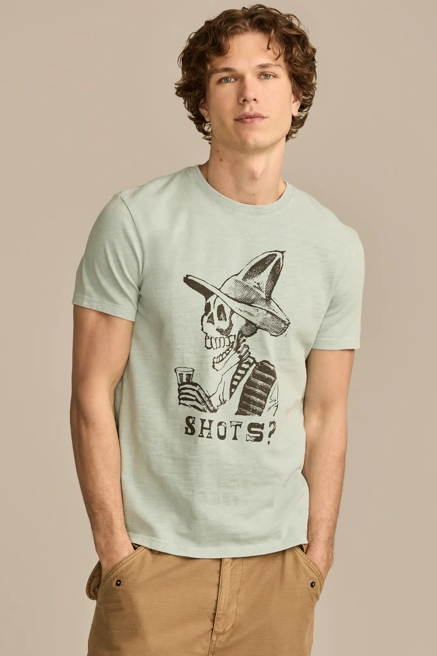 SHOTS SKELETON TEE, image 1