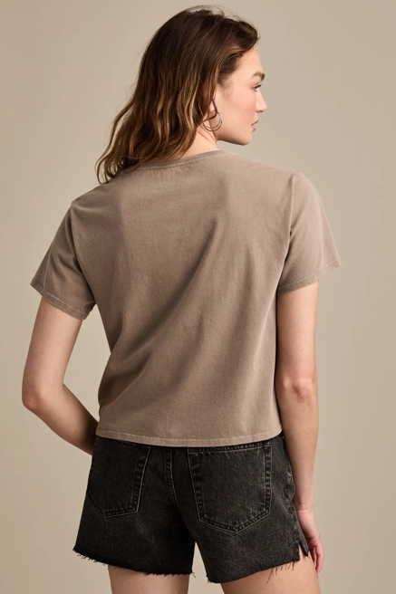 ROLLING STONES PATCH  CLASSIC CROP TEE, image 4