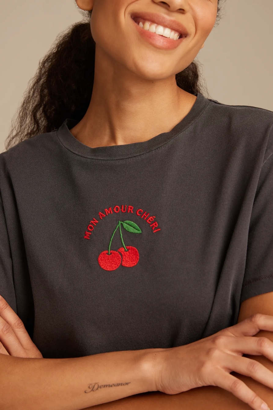 MON CHERI CLASSIC CROP TEE, image 2