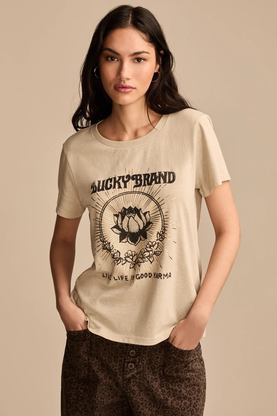 LUCKY BRAND LOTUS CLASSIC CREW, image 1