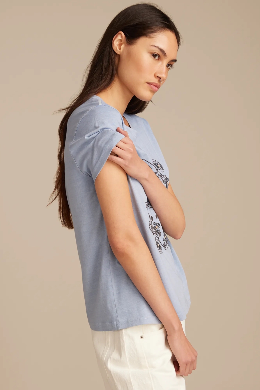 MIRROR EMBROIDERED FLORAL CLASSIC CREW, image 4