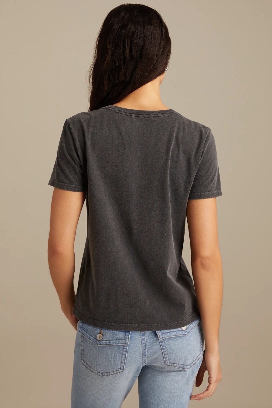 SUN GRID BOYFRIEND TEE, image 4
