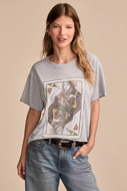 DRINKING QUEEN BOYFRIEND TEE, image 1
