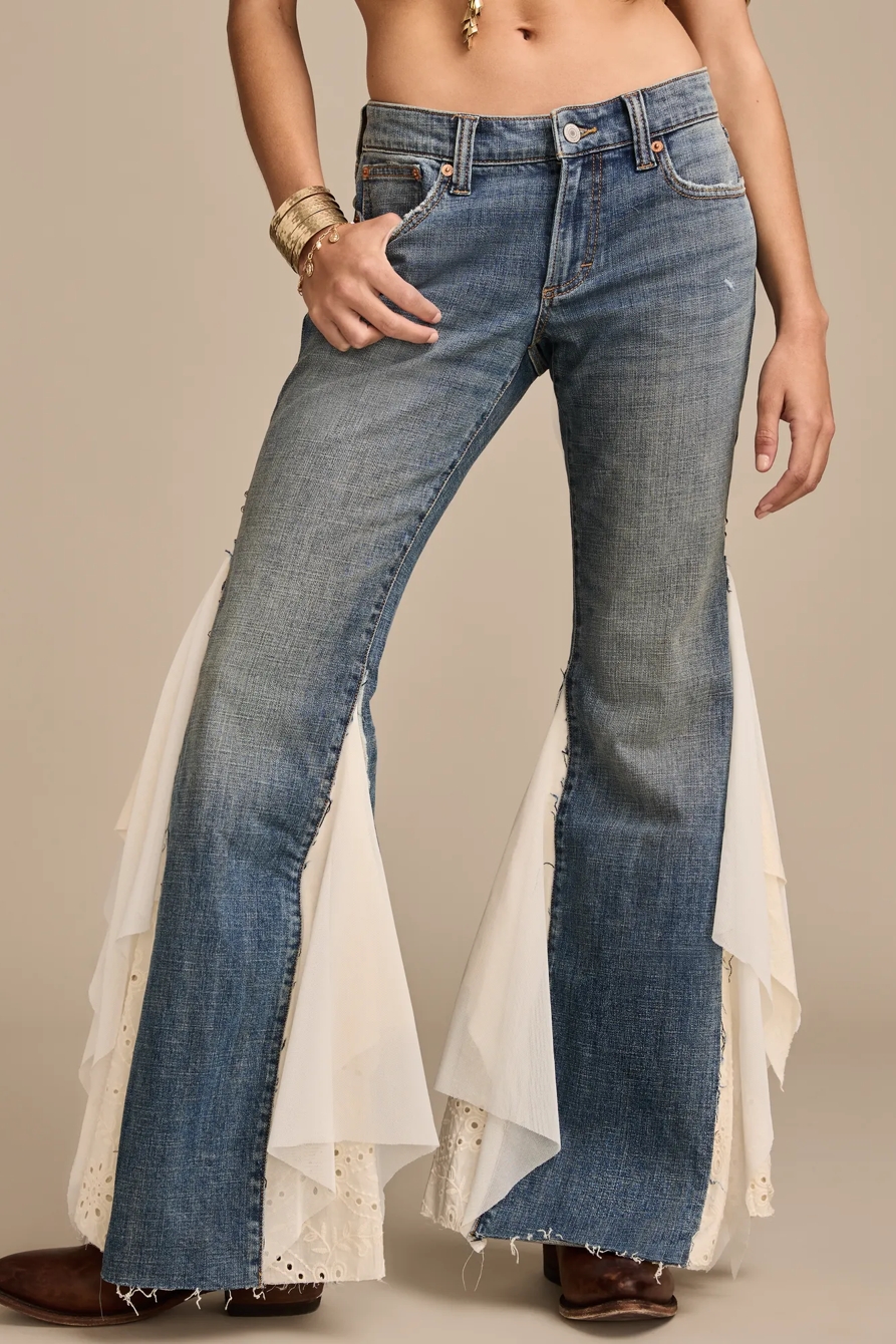 Lucky Brand Upcycled Low Rise Flare, image 6