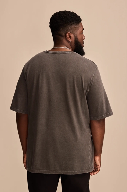 BIG & TALL FENDER DIAMOND BLACK TEE, image 3