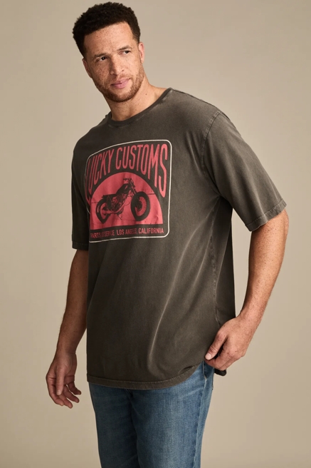 BIG & TALL LUCKY CUSTOMS TEE, image 3