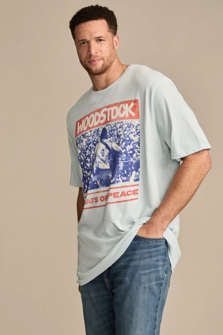 BIG & TALL WOODSTOCK POSTER TEE, image 3
