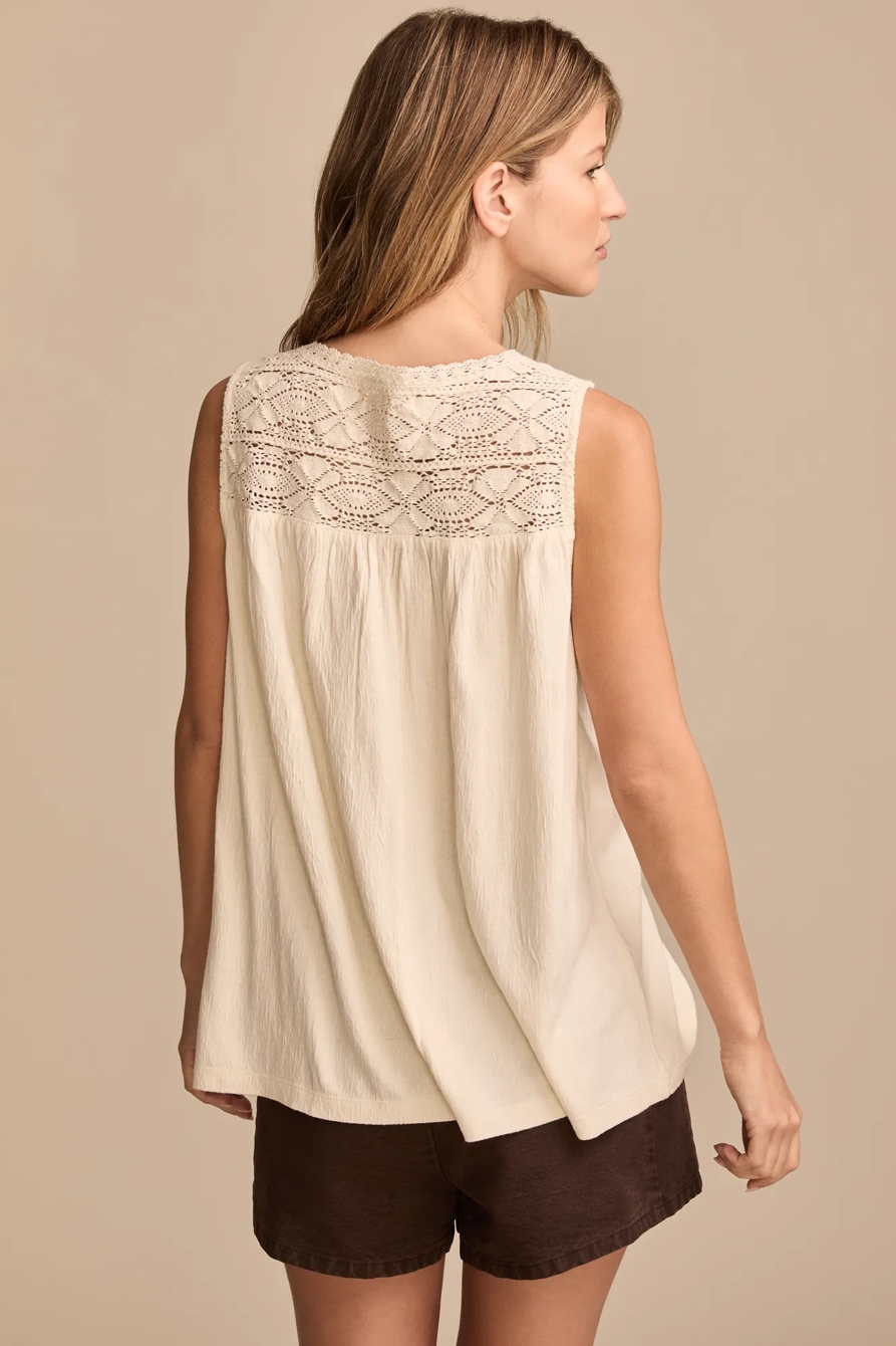 LACE TRIM TANK, image 5