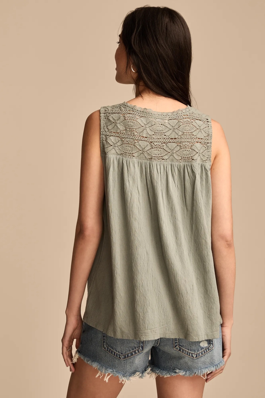 LACE TRIM TANK, image 5