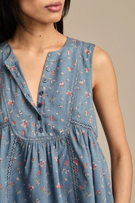 TRAPUNTO SLEEVELESS SHIRT, image 2