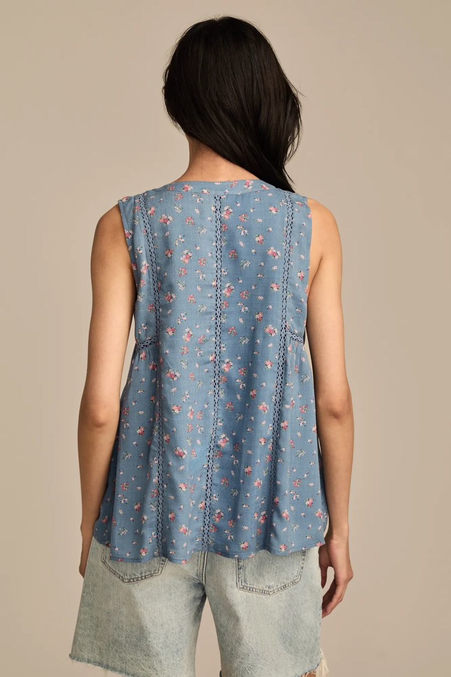 TRAPUNTO SLEEVELESS SHIRT, image 4