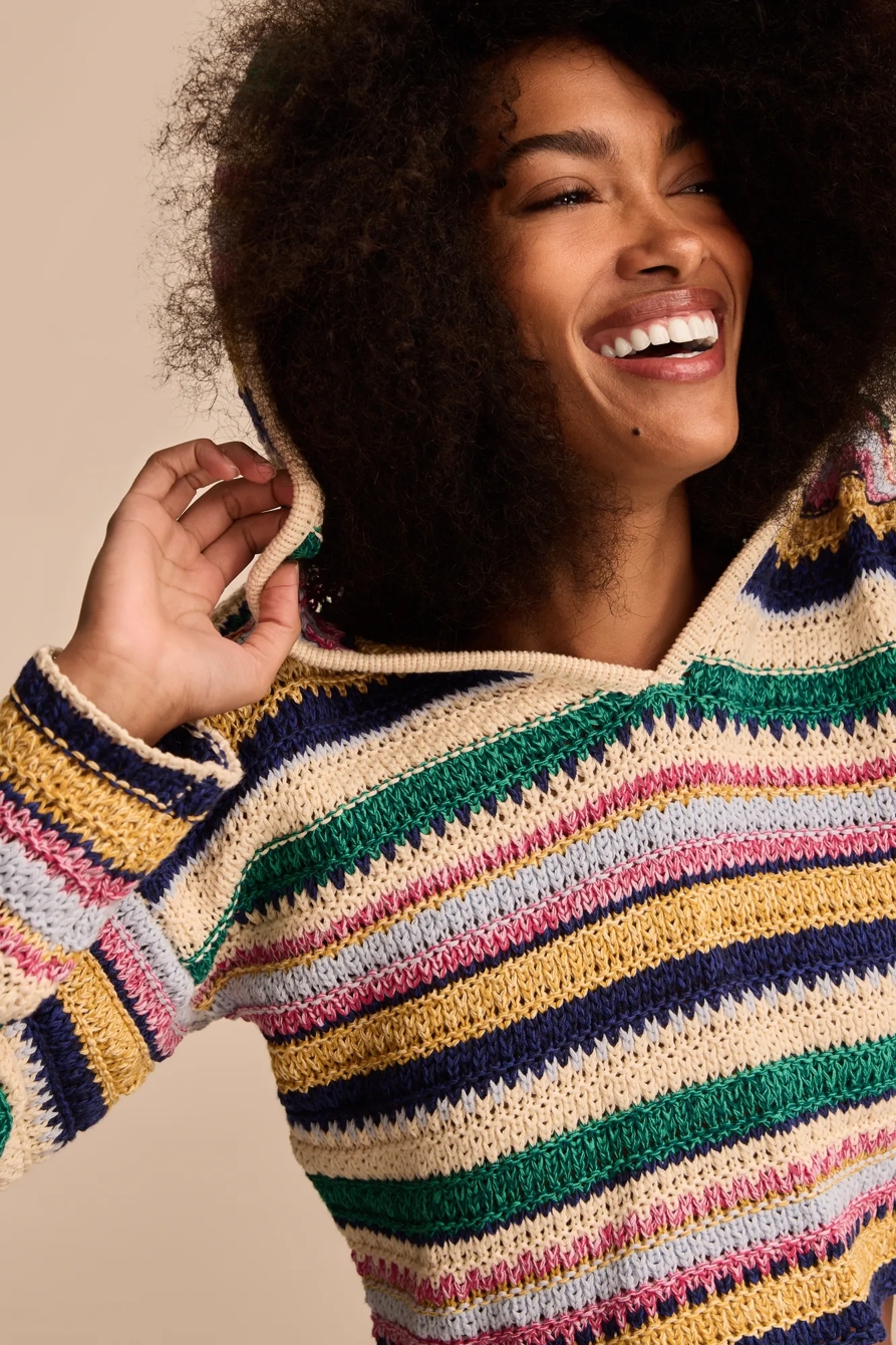 CROCHET BAJA HOODIE, image 2