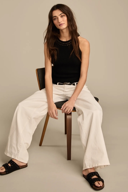 CROCHET TRIM TANK, image 4