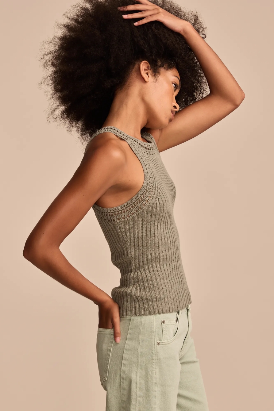 CROCHET TRIM TANK, image 4