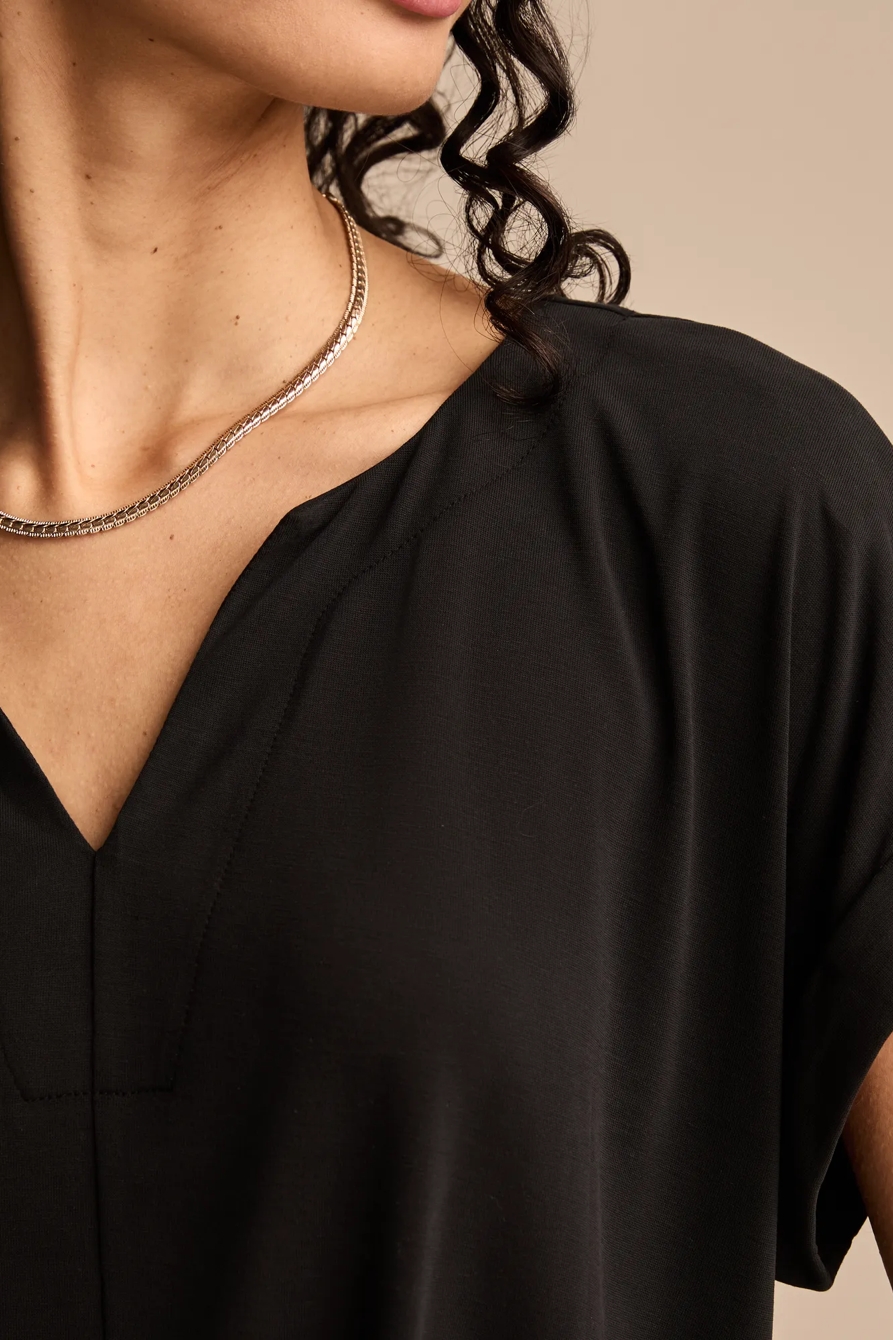 SANDWASH NOTCH NECK TEE, image 4