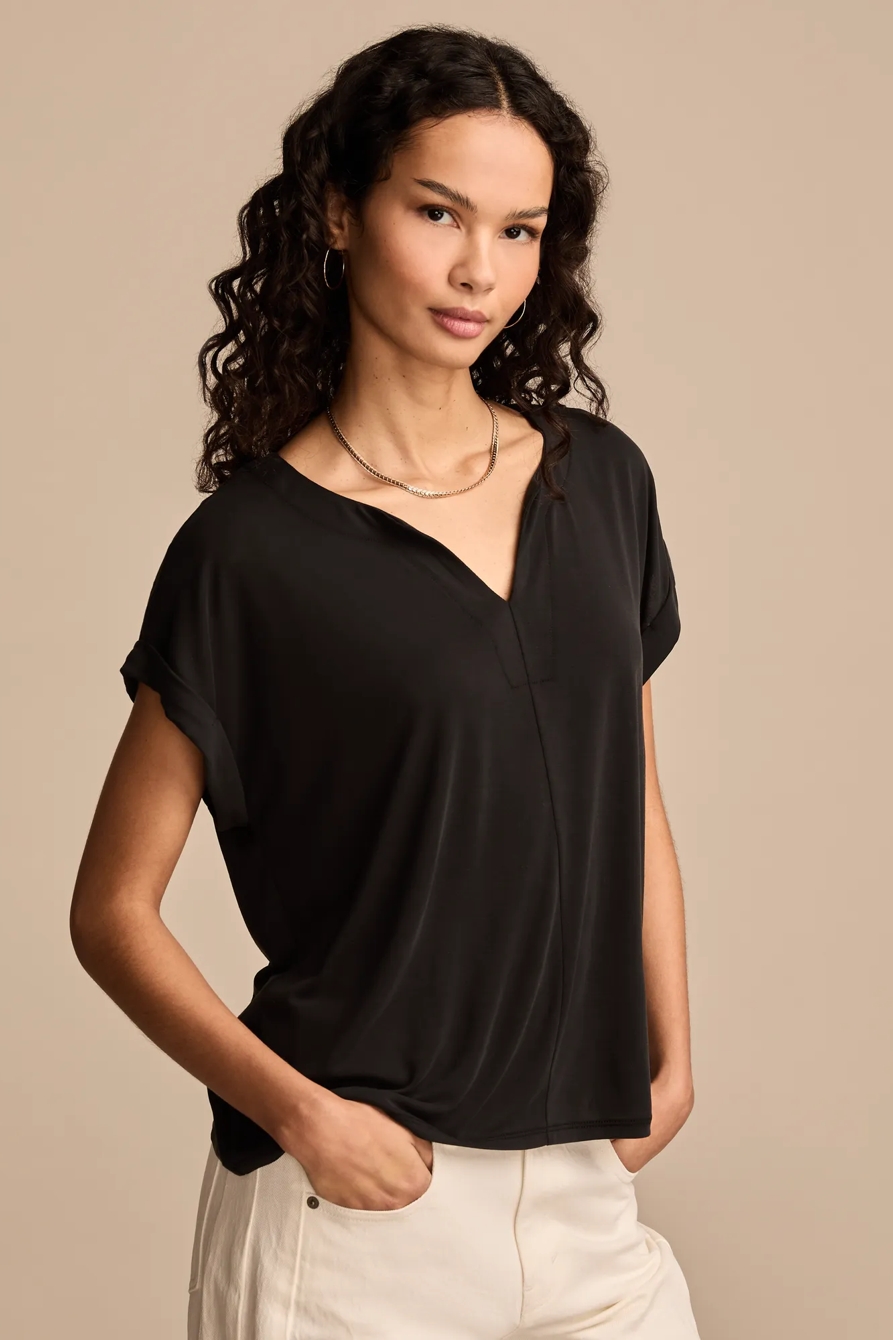 SANDWASH NOTCH NECK TEE, image 5