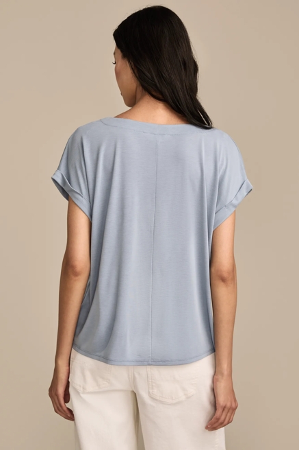 SANDWASH NOTCH NECK TEE, image 4