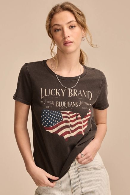 LUCKY BRAND AMERICA CLASSIC CREW, image 1