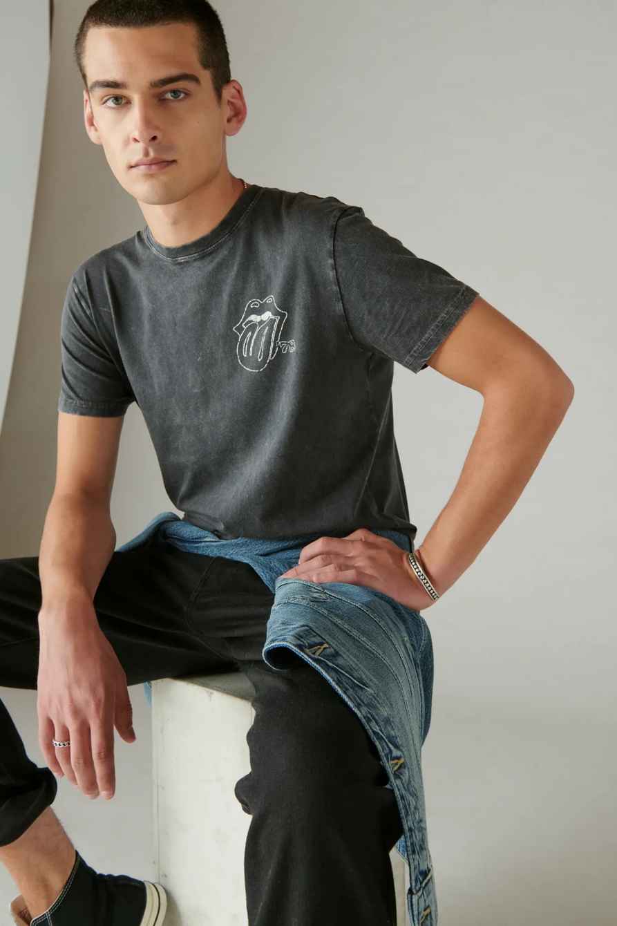 ROLLING STONES FLOCK LIPS TEE, image 3