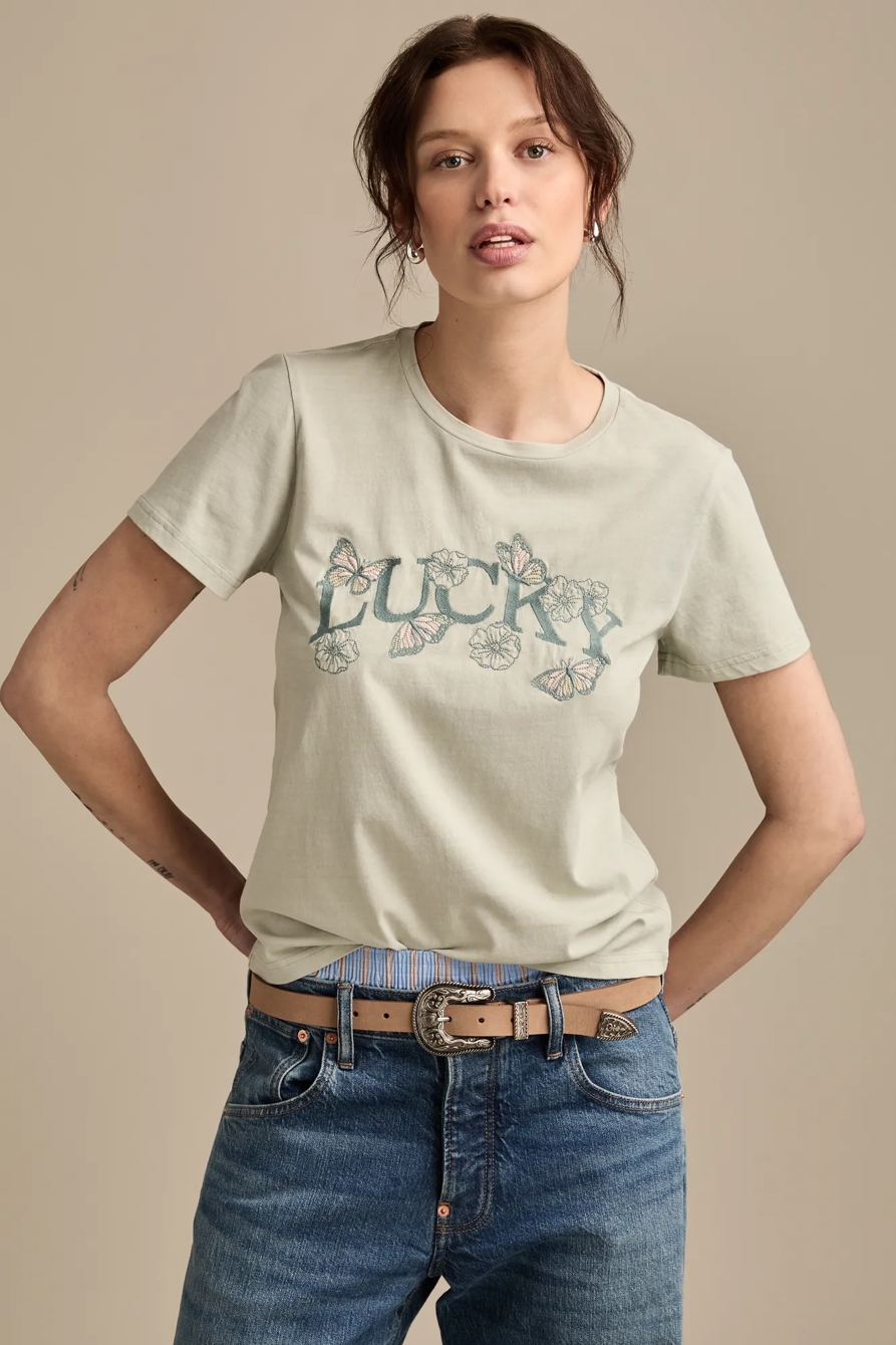 LUCKY BUTTERFLY CLASSIC CREW, image 3