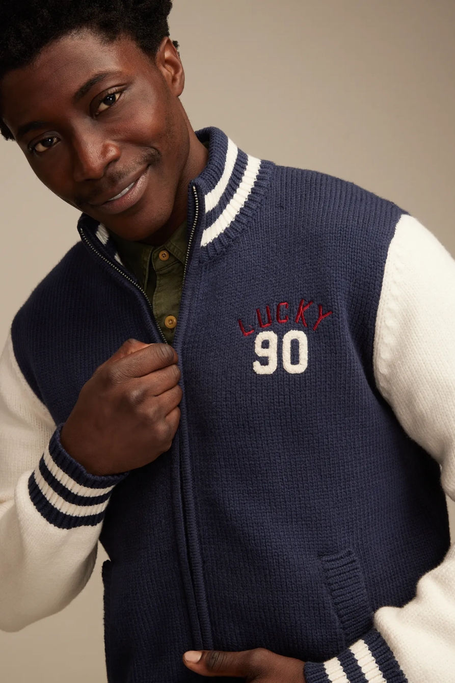 LUCKY ZIP SWEATER BOMBER, image 5