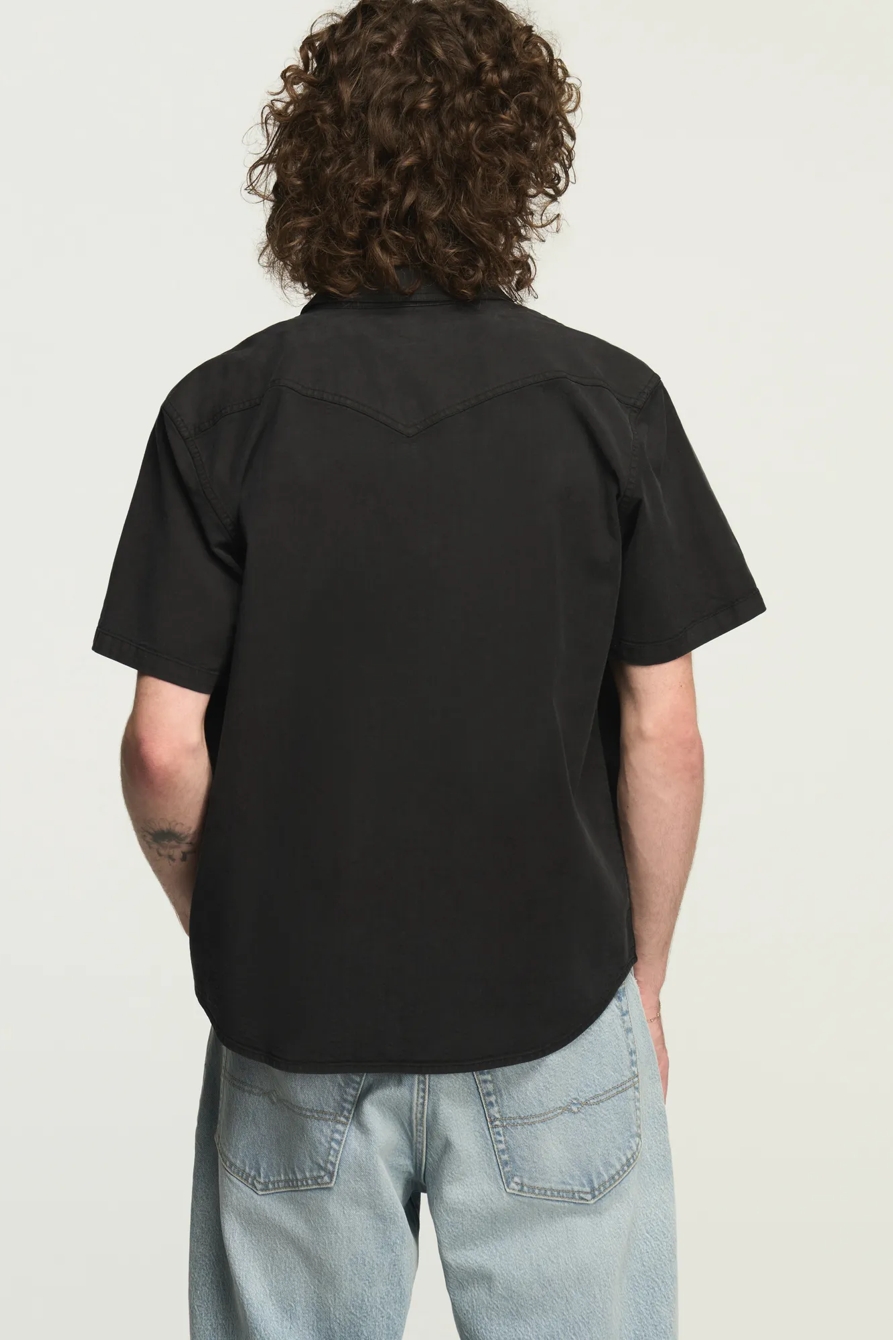 VINTAGE TWILL SHORT SLEEVE WESTERN SHIRT, image 3