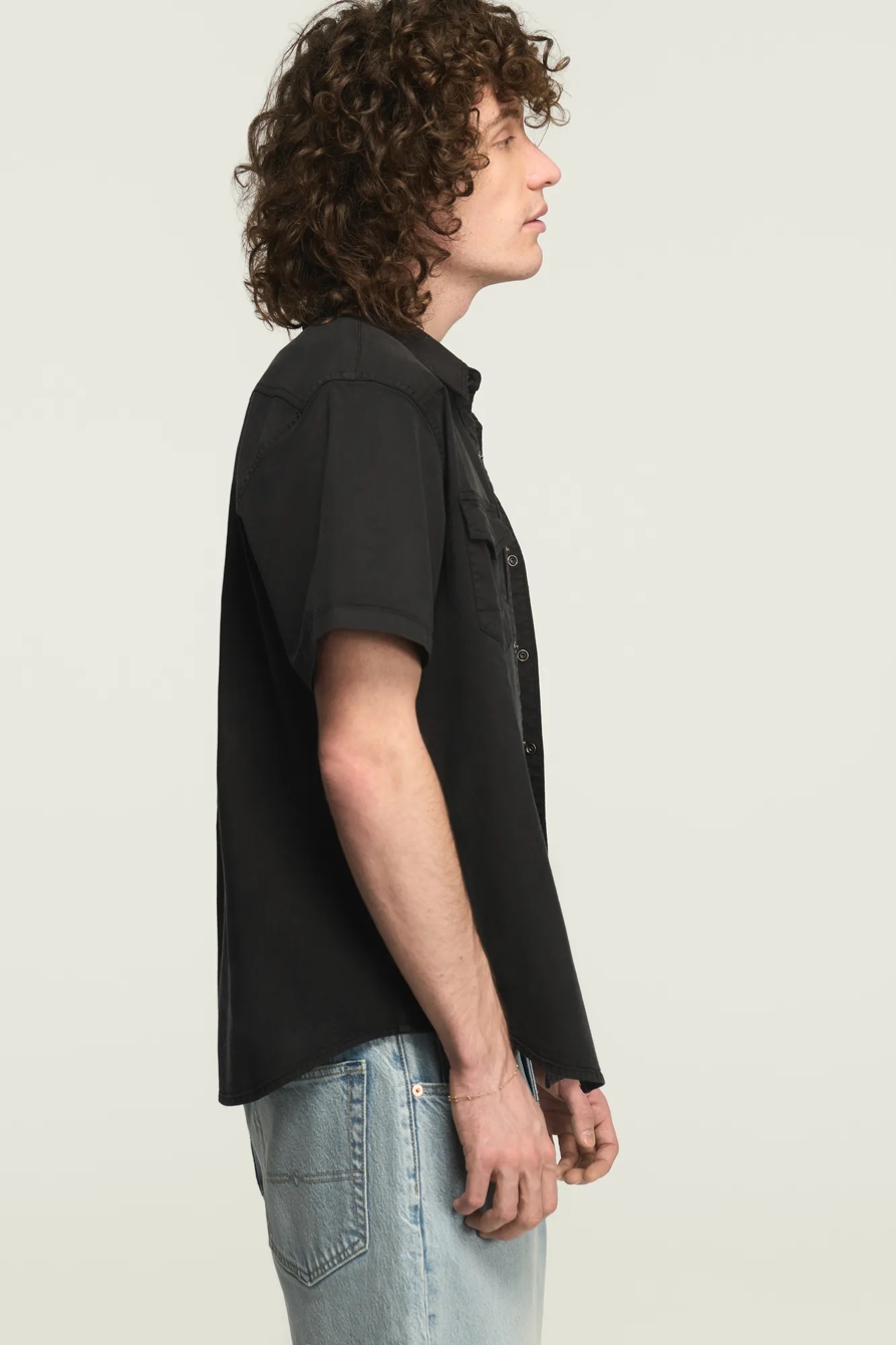 VINTAGE TWILL SHORT SLEEVE WESTERN SHIRT, image 4